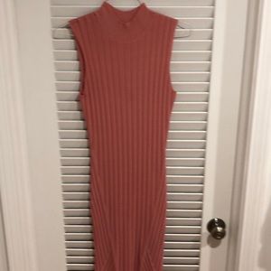Long length sleeveless dress